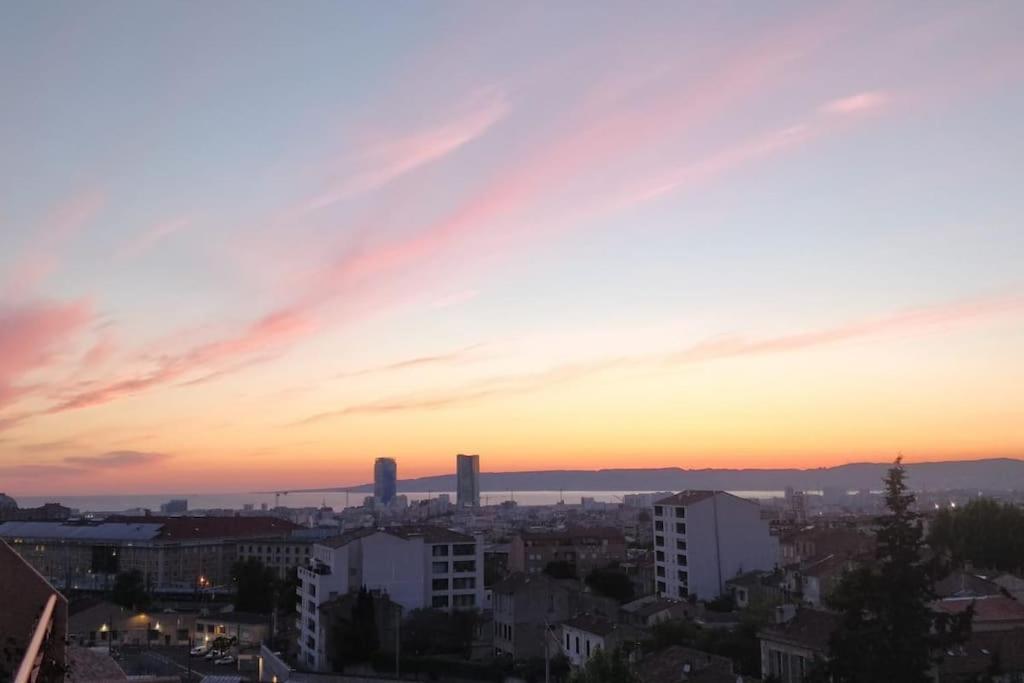 T3 Le Designer 4E-Terrasse-Climatisation & Netflix Appartement Marseilles Buitenkant foto