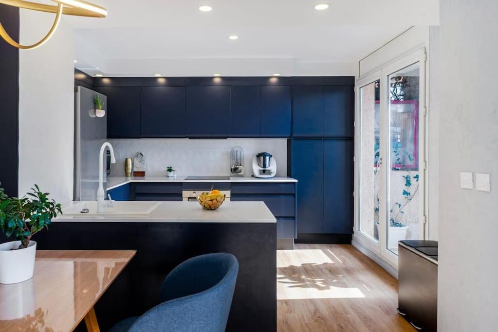 T3 Le Designer 4E-Terrasse-Climatisation & Netflix Appartement Marseilles Buitenkant foto